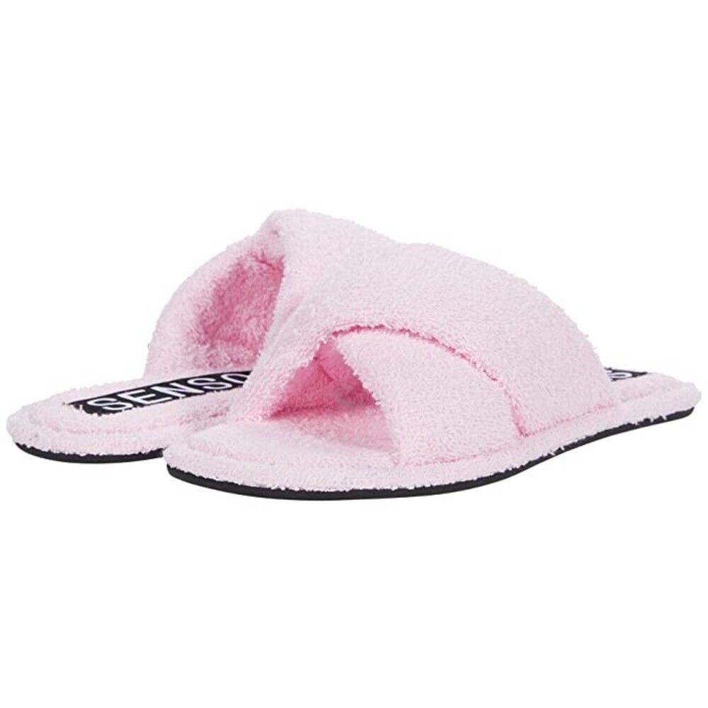 Senso Inka IV Sandals Women's US 9.5 Pink Square Toe Cross Strap Slip-On JOBB180